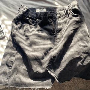 Free people mini Jean skirt